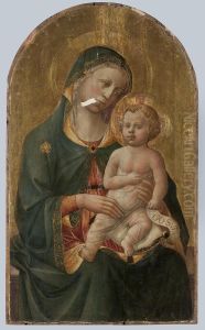 Madonna and child by Domenico Di Michelino