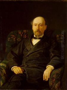 Portrait of Nikolai Nekrasov by Nikolai Ge