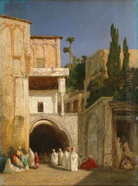 Before a Mosque - view 1