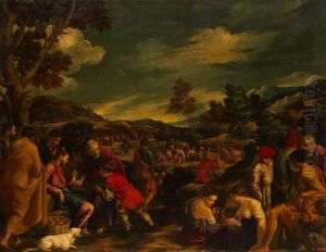 Milagro de los panes y los peces by Pedro Orrente