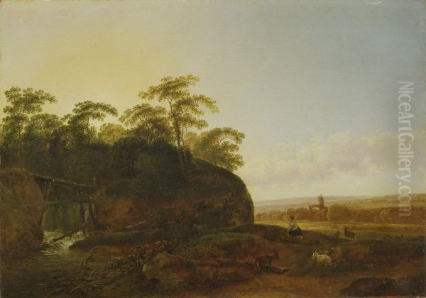 Landscape with Goats - view 1