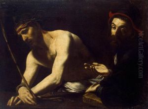 Christ and Caiaphas by Battistello Caracciolo