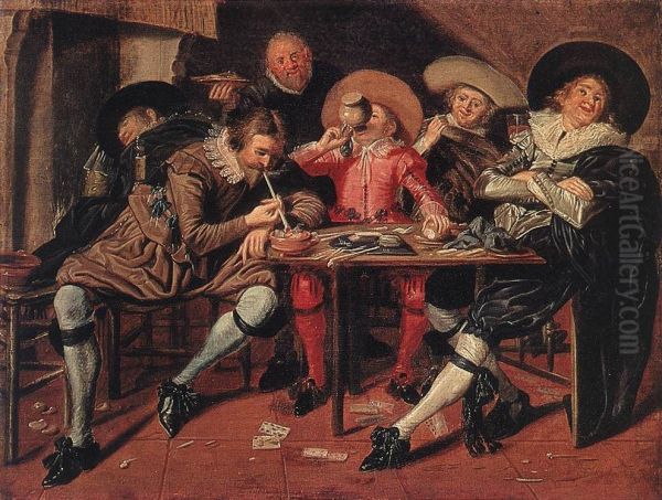 Merry Party in a Tavern - view 1