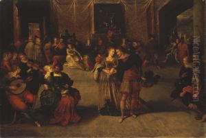 Bal by Frans Francken the Younger
