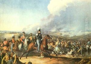 "Attack of the Uvarov Cavalry at Borodino"