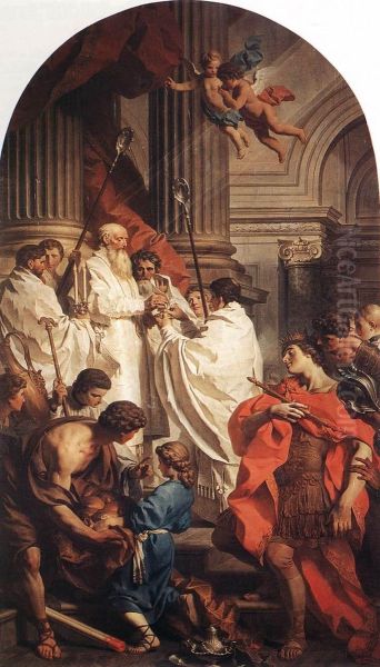 Emperor Valens before Bishop Basil (The Mass of St Basil) - view 1