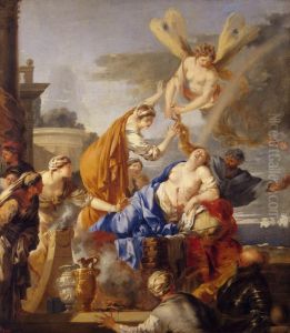 Death of Dido by Sebastien Bourdon