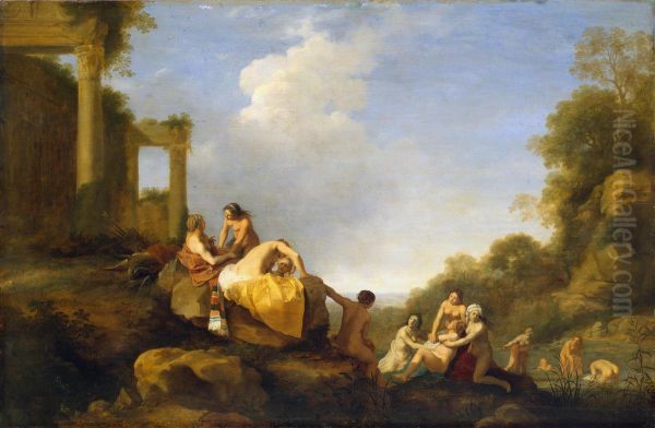 Landscape with Diana and Callisto - view 1