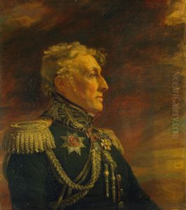 Portrait of Burkhard Maksimovich Berg 2-nd (1764-1838), Russian lieutenant general. by George Dawe
