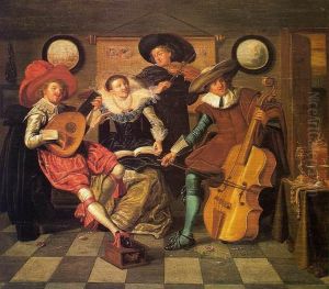 Musicians by Dirck Hals
