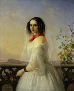 "Portrait of an Unknown Woman" by Carl Timoleon von Neff