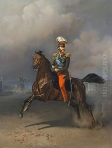 Portrait of Count Vladimir Fyodorovich Adlerberg by Bogdan Willewalde