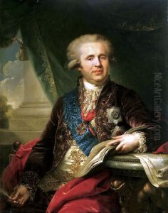 Portrait of Prince Bezborodko A.A. by Johann Baptist von Lampi the Elder
