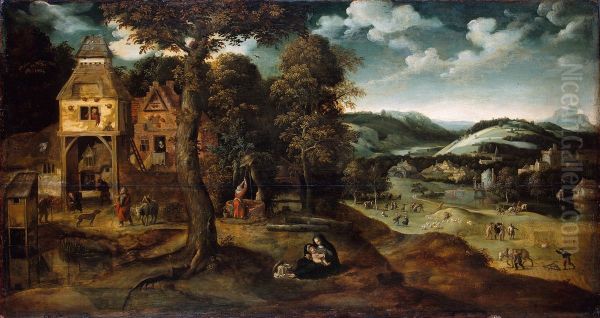 Landscape with the Rest on the Flight into Egypt - view 1