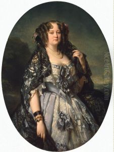 Portrait of Princess Sophia Radzivil by Franz Xavier Winterhalter