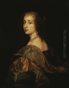 Portrait of a Woman looking over her Shoulder by Sir Anthony Van Dyck