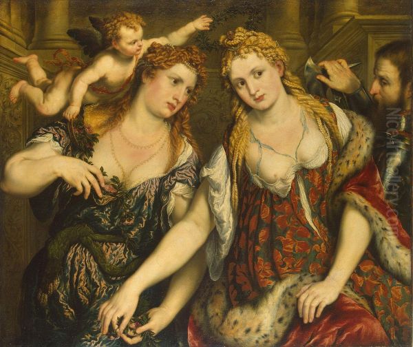 Venus, Flora, Mars and Cupid (Allegory) - view 1