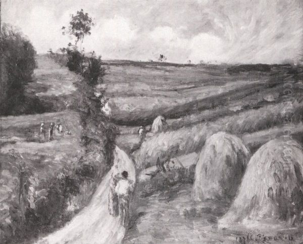 Chemin montant, environs de Pontoise - view 1