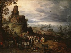Fish Market (Calling the Apostoles Peter and Andrew)