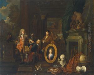 Studio of an Artist by Balthasar Van Den Bossche
