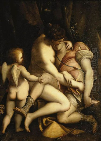 Venus and Adonis - view 1