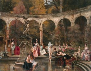Bathing of Court Ladies in the 18th Century Bathing of Court Ladies in the 18th Century
