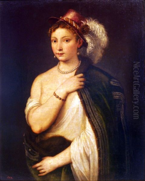 Junge Frau im Pelz - view 1