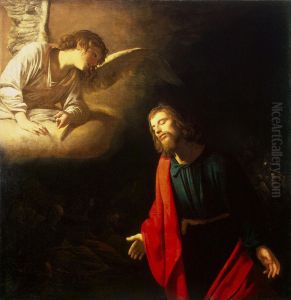 Christ in the Garden of Gethsemane (The Agony in the Garden) by Gerard van Honthorst