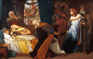 The feigned death of Juliet by Lord Frederick Leighton