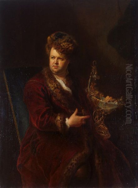 Portrait of Johann Melchior Dinglinger - view 1