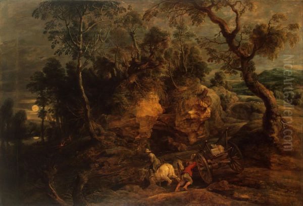 Landscape with Stone Carriers - view 1