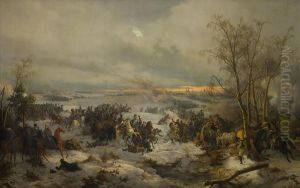 The Battle of Krasny on 5 (17) November 1812 by Peter von Hess