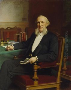 Portrait of the Banker Yevgeny Lamansky by Ivan Kramskoi