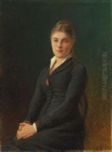 Portrait of Yekaterina Zabello by Nikolai Ge