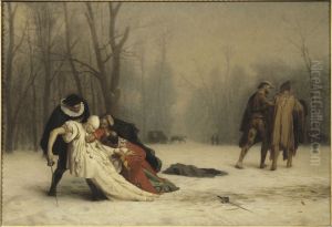 Suite d'un bal masque by Jean-Leon Gerome