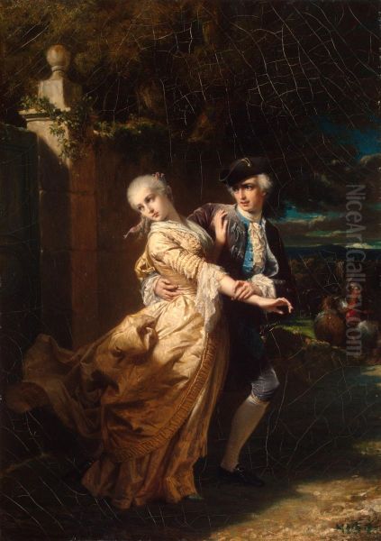 Lovelace Abducting Clarissa Harlowe - view 1