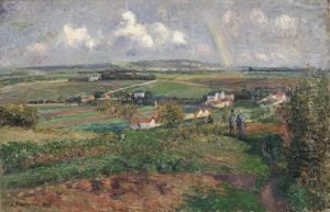 The Rainbow, Pontoise by Camille Pissarro