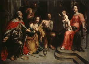 Repentant Sinners in front of the Virgin and Child Repentant Sinners in front of the Virgin and Child