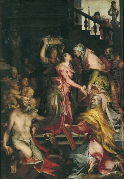 La Visitation de la Vierge a sainte Elisabeth - view 1