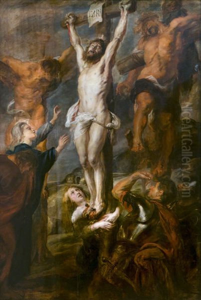 Christ between the two thievesFrancais:Le Christ entre les deux larrons - view 1