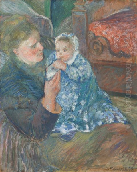 Mother and Child (Julie Pissarro and her son Ludovic-Rudolphe called Rodo) - view 1