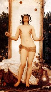 The antique juggling girl The antique juggling girl