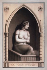 Bather by Jean-Jacques Lequeu