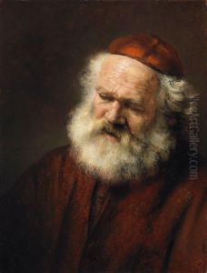 Head of an Old Man by Rembrandt