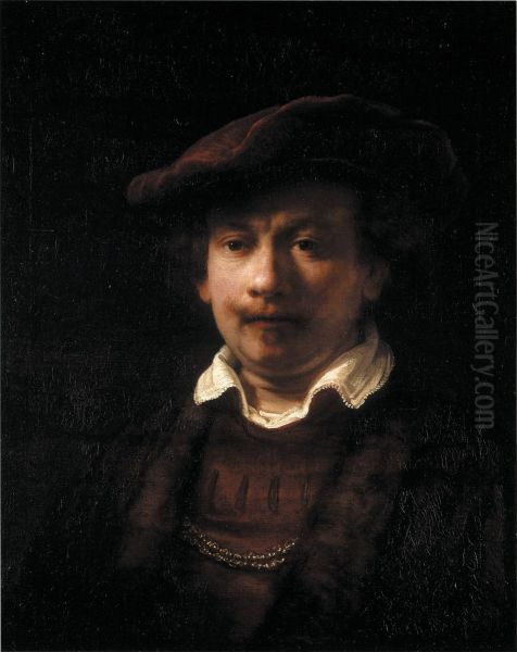 'Self Portrait' of Rembrandt - view 1
