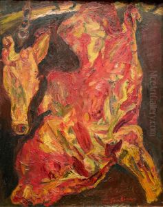 Beef and calf's head by Chaim Soutine