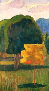 L'arbre jaune by Emile Bernard