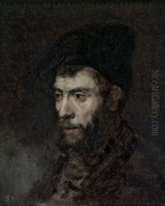 Man in a Beret looking Left