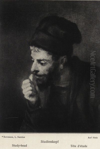 Man in a Beret looking Left showing a Fist, orStudy of the Head of a Man for Susanna and the Elders - view 1