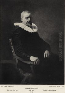 Portrait of a 69-year-old man in an armchair